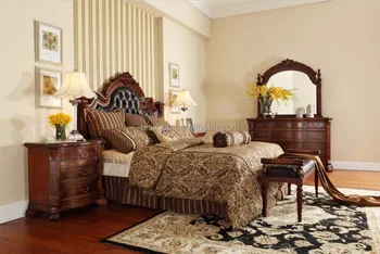 Luxury Furniture King Size Bed Solid Mahogany Wood Bedroom Furniture Set Buy King Size Bed Solid Mahogany Wood Bed Furniture Set Product On