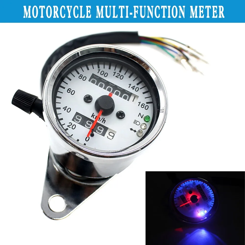 waterproof dc 12v dual odometer with indicator backlight