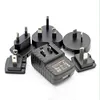 International USB adapter 5V 2A interchangeable plug portable USB charger with US EU AU UK EK JP plugs