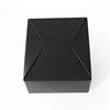 Foldable Easy Shipping Black Paper Box for gift Commodity Packaging