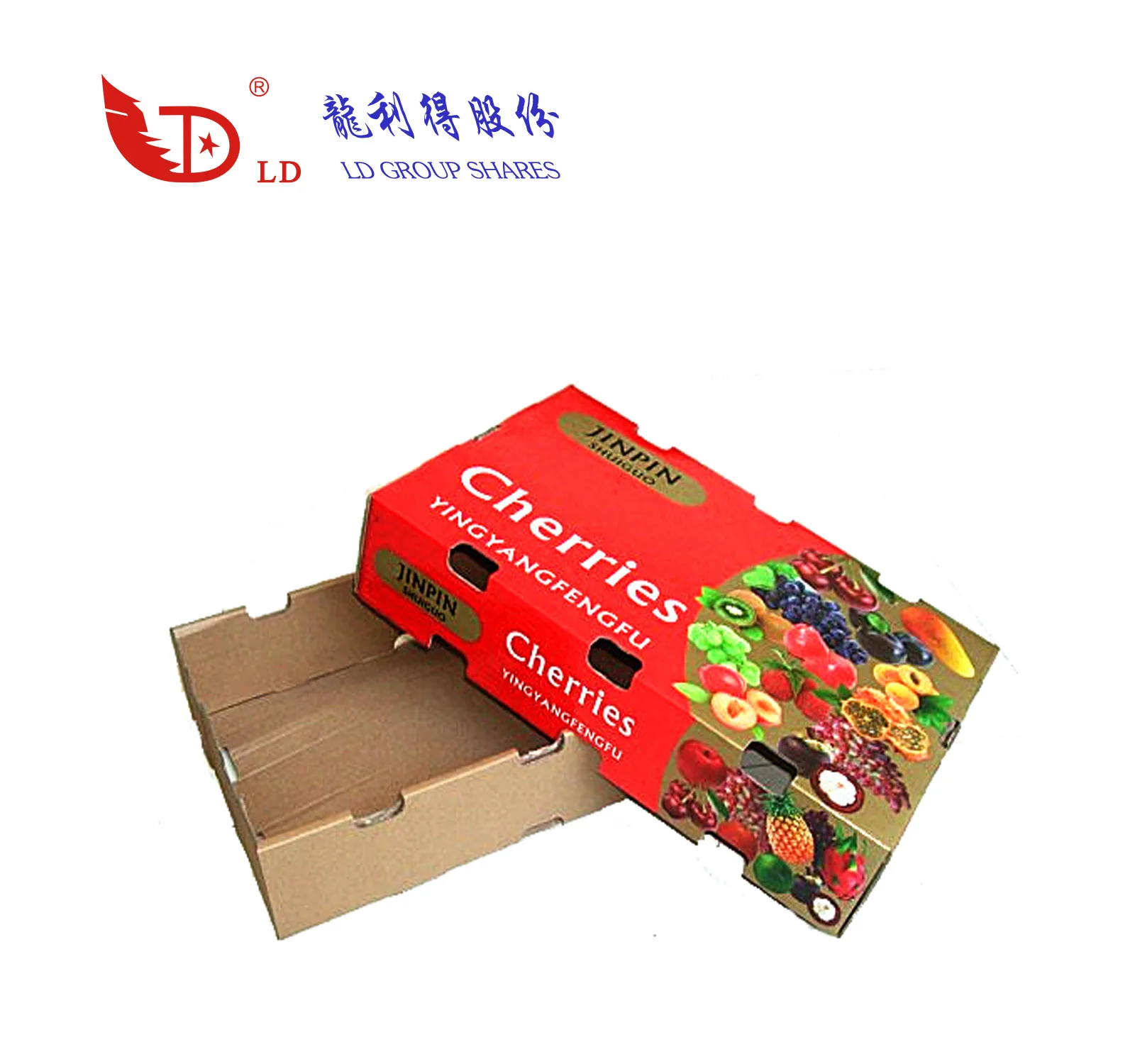 3-ply 5-ply apple banana fruit box shipping for packaging with different size