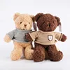 OEM wholesale Small Plush bear Wearing Clothes Stuffed Bear Soft Plush Toy with size 30cm -130cm or customized Presents For Holi