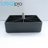Custom square plastic injection screwed sofa legs with metal for table bed chair adjustable furniture accessories