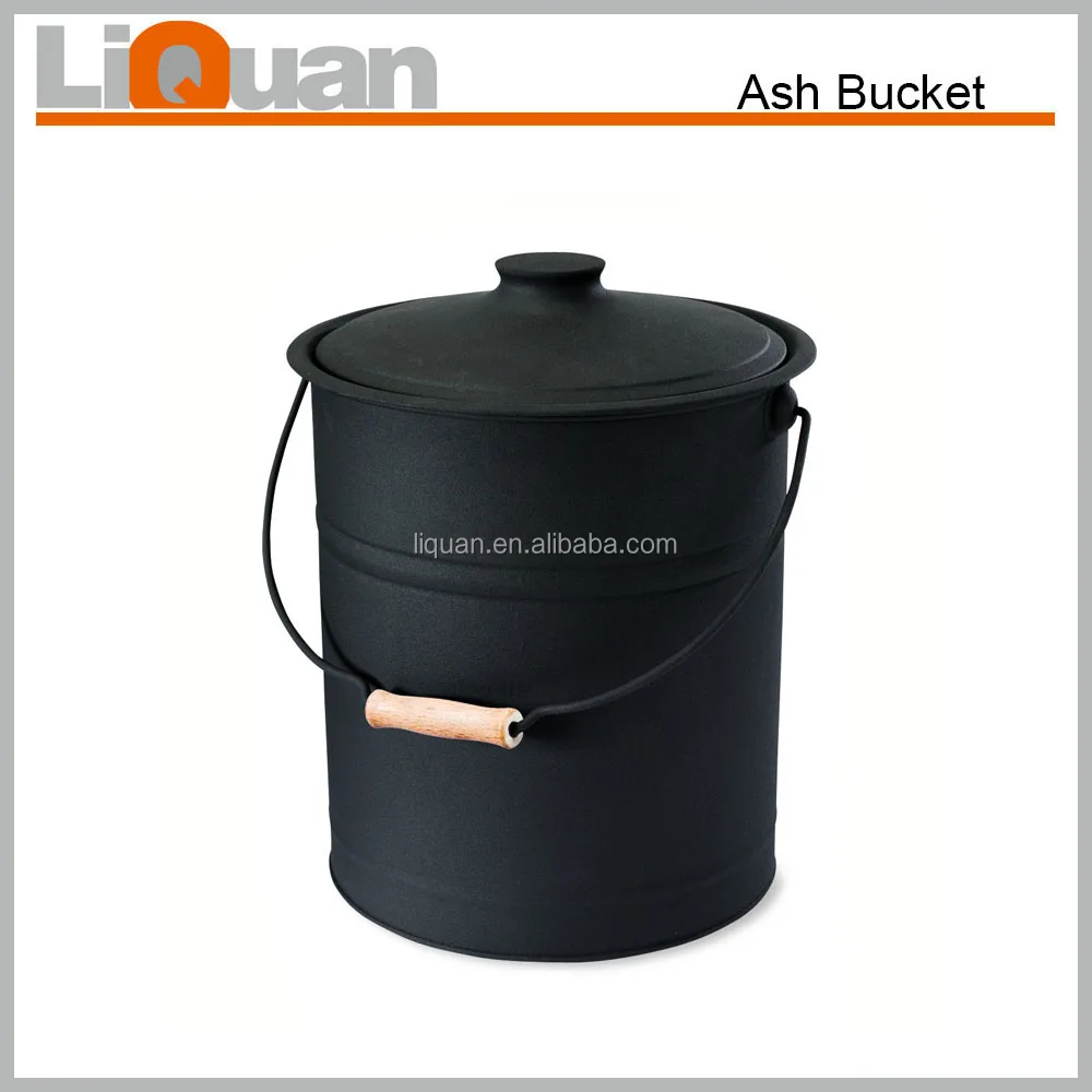 Black Color Fireplace Ash Bucket 16 Inches Buy Ash Bucket Iron