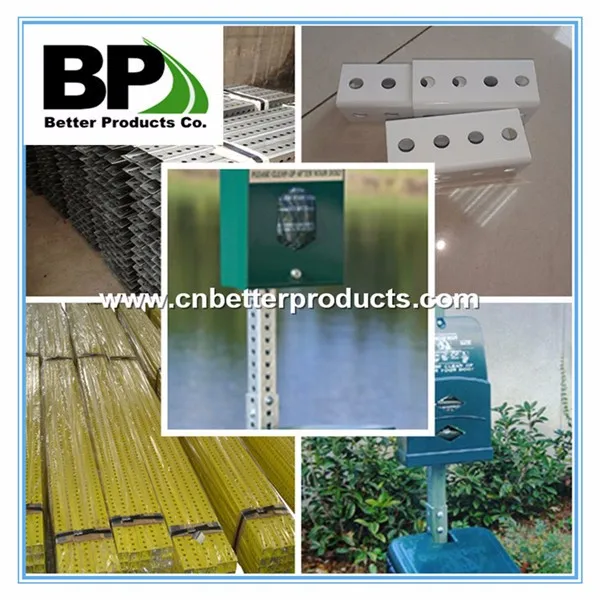 HS-1-A aluminum sign brackets for round posts