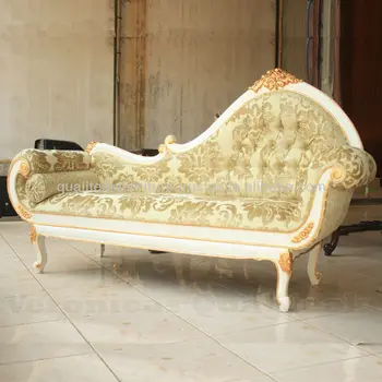 Living Room Sofas - Antique White Painted Carved Sofa ...