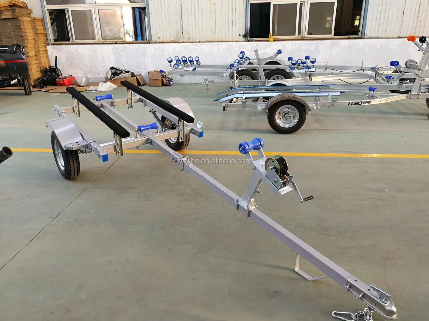 3.8m Factory Direct Sale Folding Boat Trailer - Buy Small Inflatable ...