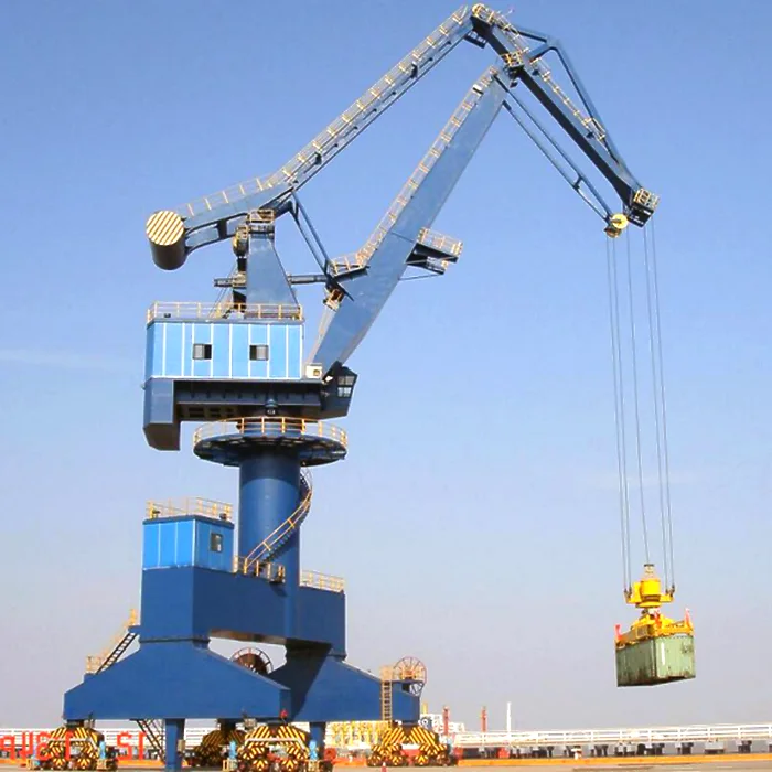 Mobile Harbour Portal Crane with Grab or Hook