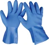 Blue PVC coated Oil resistant safety hand work gloves