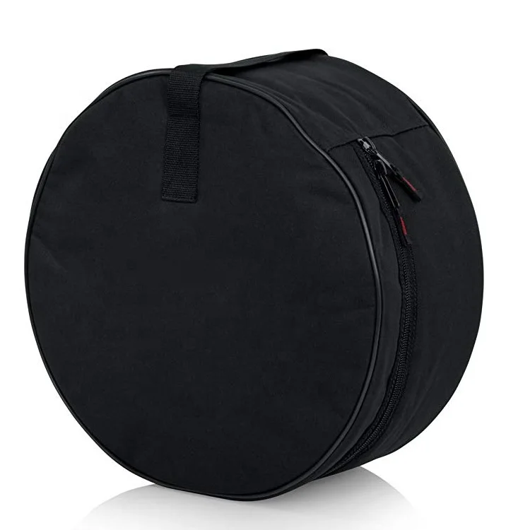 Professional Standard Padded Durable Black Round 15 Inch Snare Drum Bag