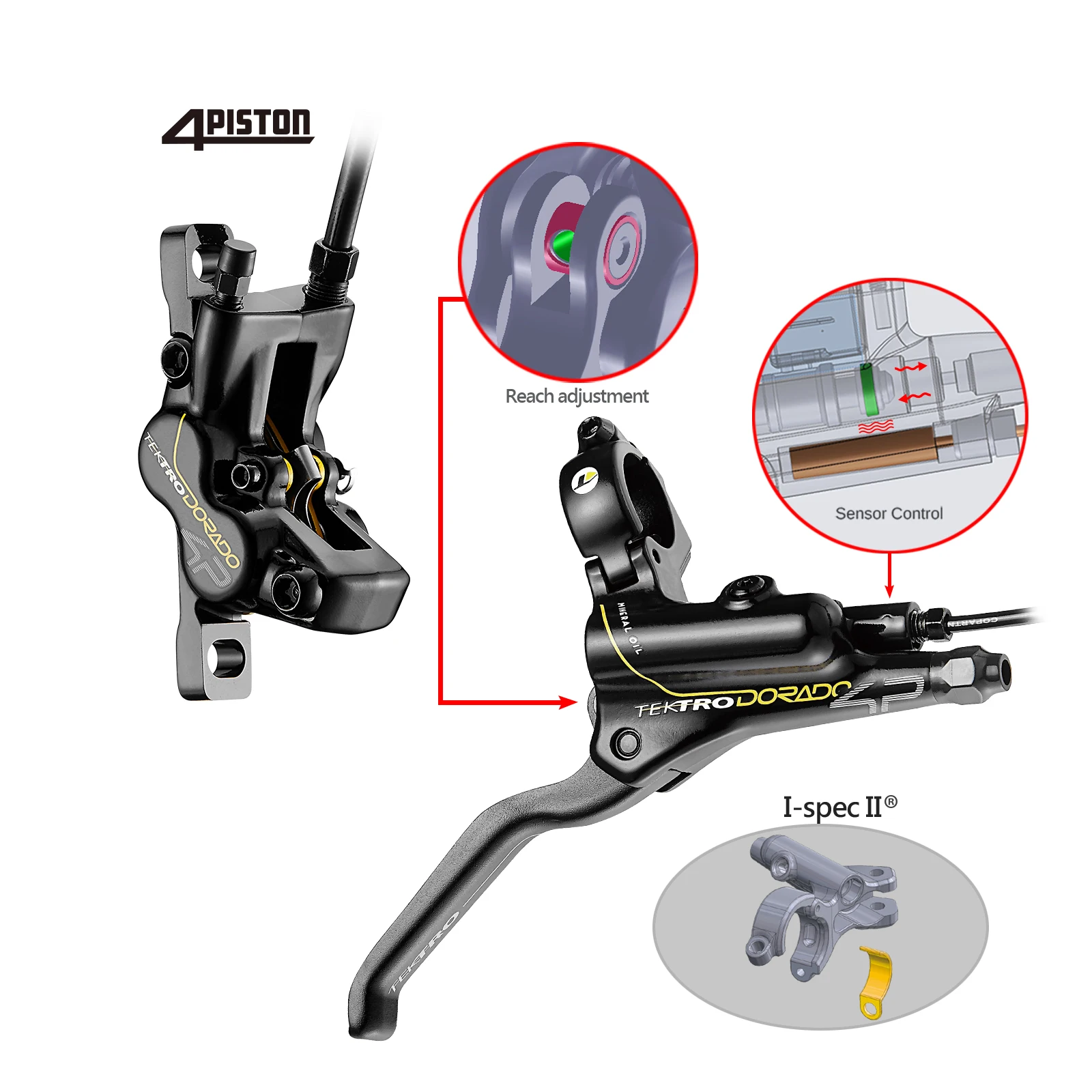 High Performance Tektro Disc Brake For E Bike Hydraulic Disc Brake