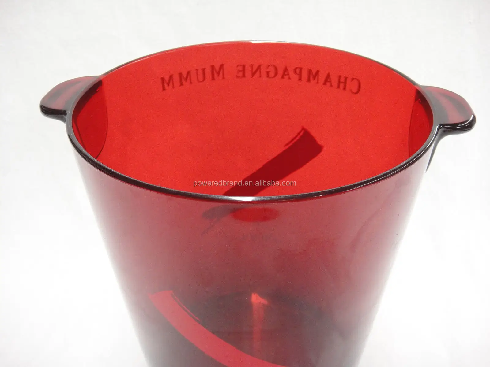 Red Color Acrylic Plastic Ice Bucket For Champagne Bottles Buy