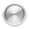 14inch small twin tower Aluminum case bronze color metal wall clock