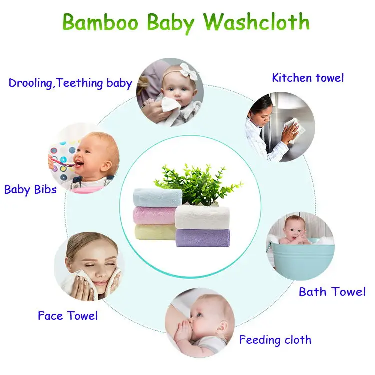Face Cloth Bamboo Washer Exfoliating/Shaving Towel