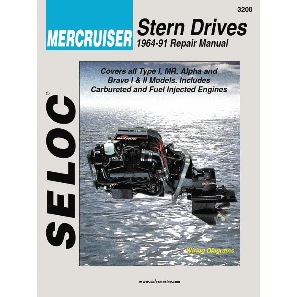 Get Quotations · Seloc Service Manual - Mercruiser Stern Drive - 1964-91