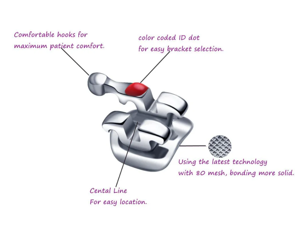 Standard Orthodontic Bracket Bondable Buy Orthodontic Bracket
