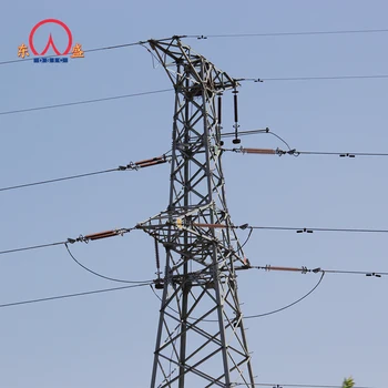 110kv 132 Kv 220kv 550kv Galvanized Tower 10kv-500kv Dead-end ...