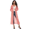 Best QualityThin Half Perspective Fashion Cardigans Lady Oversized Sweater
