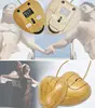 luxury new birthday gift for lover heart shaped natural handmade craft bamboo mouse