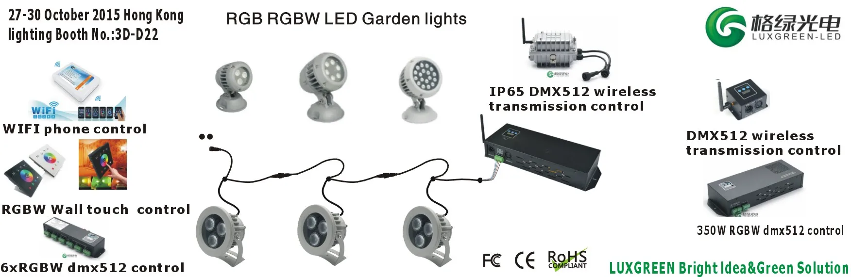 RGB RGBW LED Garden lights