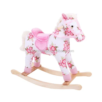 plush horse stick