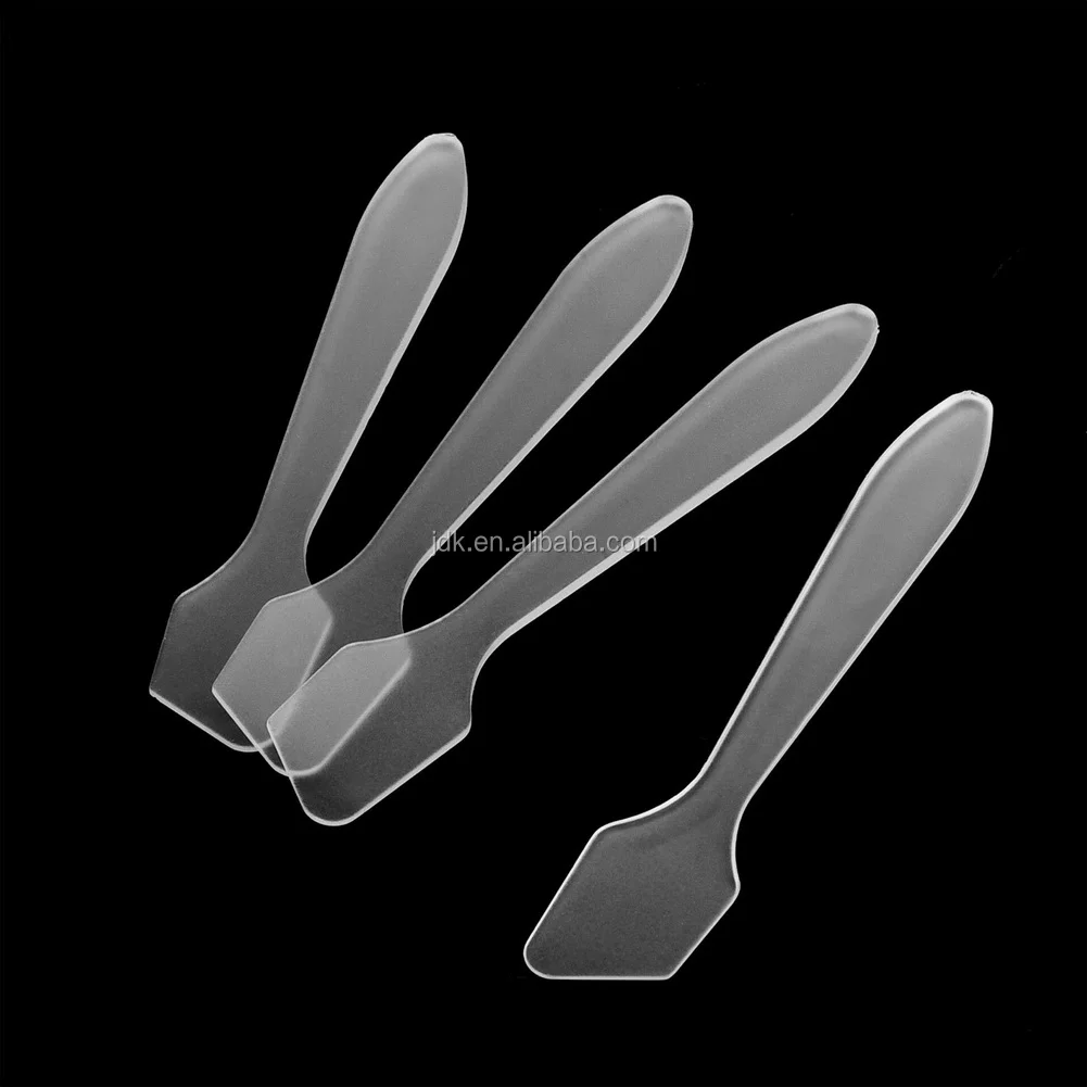 Cheap Small Cosmetic Mask Spatula Disposable Makeup Frosted Tip Spatula