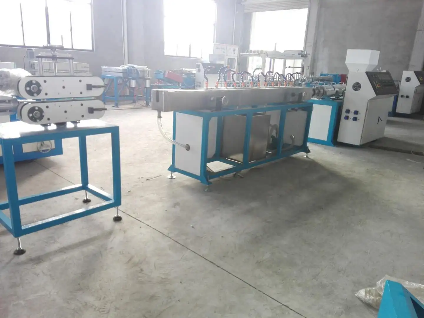 China supply PVC Fiber Reinforced Soft Pipe Hose water pipe making machine