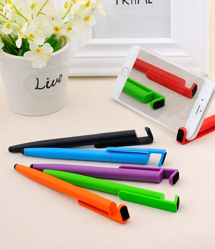 Best Selling Multifunction Phone Holder 4 In 1 Touch Screen Stylus Pen