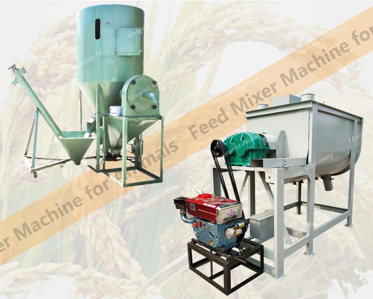 Livestock Feed Grinder And Mixer For Sale Vertic Corn Grinding And