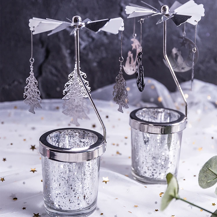 Electroplating Mirrorcandle Holders Gold/silver/copper Mercury Glass