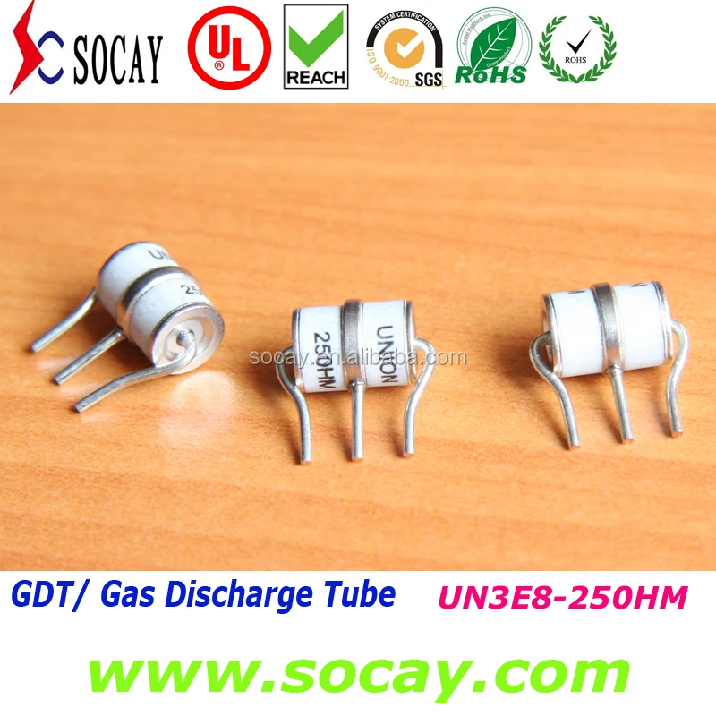 3 Pole Gas Discharge Tube 470v 3 3 Pin 90v Surge Absorber ...