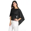 GK Sexy Women Backless Clubwear Irregular Drape Decorated Cape Tops CL010875