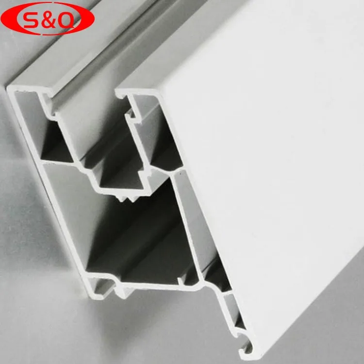 Customized Extruded Plastic Upvc Profile For Door Mullions Rigid Pvc