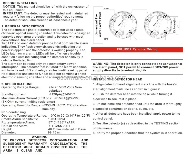 2015 New Products Portable co2 Smoke Detector
