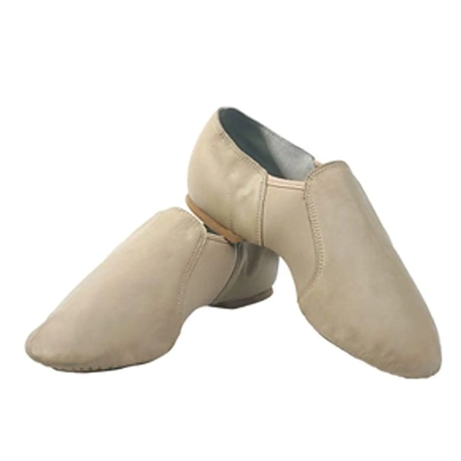 tan split sole jazz shoes