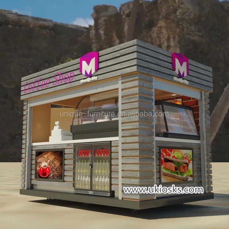 Custom Outdoor Kiosk Design Coffee Stands Of Beach Booth Outdoor Food