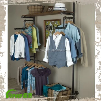Hanging Storage Rack Wrought Iron Clothes Wall Hanging Storage Rack Wrought Iron Clothes Wall Mounted