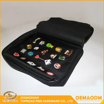 Promotional Shoulder Badge Pin Collection Bag With Adjule Strap Wide Product On