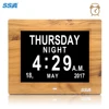 Alarms Dementia Clock Large Display Digital Calendar Day Clock for Vision Impaired Elderly Memory Loss people 7 inch 8inch