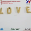 High precision custom LOVE metal letters made in china