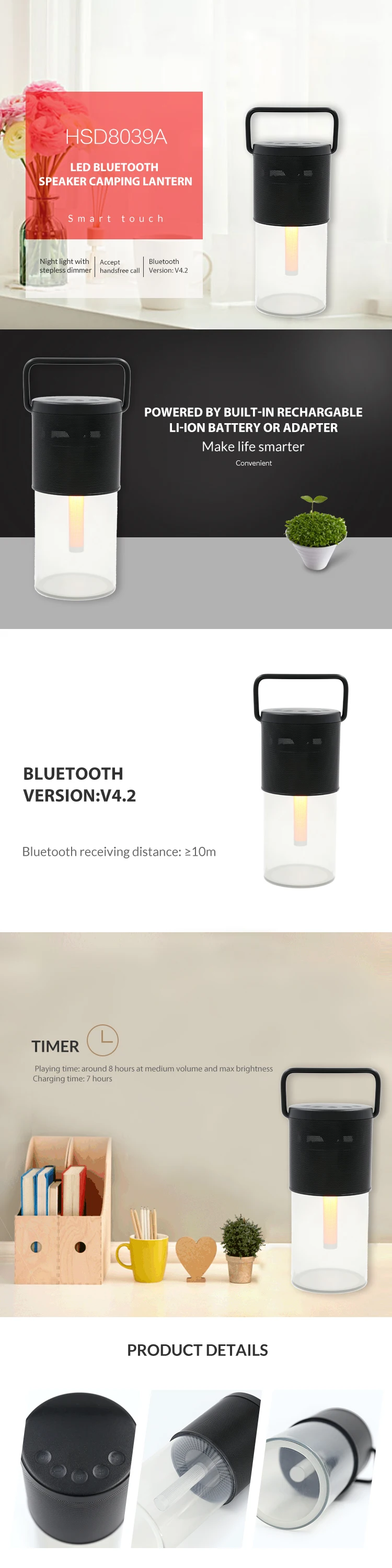 best BT mini speaker 5w with mic handsfree functions - ANKUX.COM
