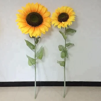Seksi Penjualan Desain Terbaru Ukuran Besar Bunga Matahari Untuk Hiasan Dalam Atau Luar Ruangan Buy Ukuran Besar Bunga Matahari Bunga Matahari Plastik Palsu Bunga Matahari Product On Alibaba Com