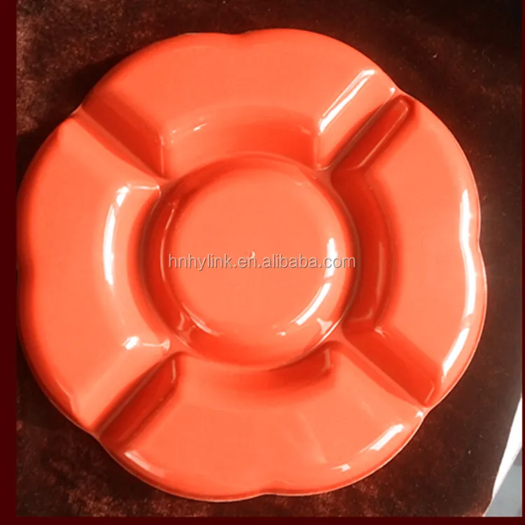 25cm Cheap Custom Printing Plastic Chip And Dip Plate Plastic Chip And Dip Trays Pp Candy Plate