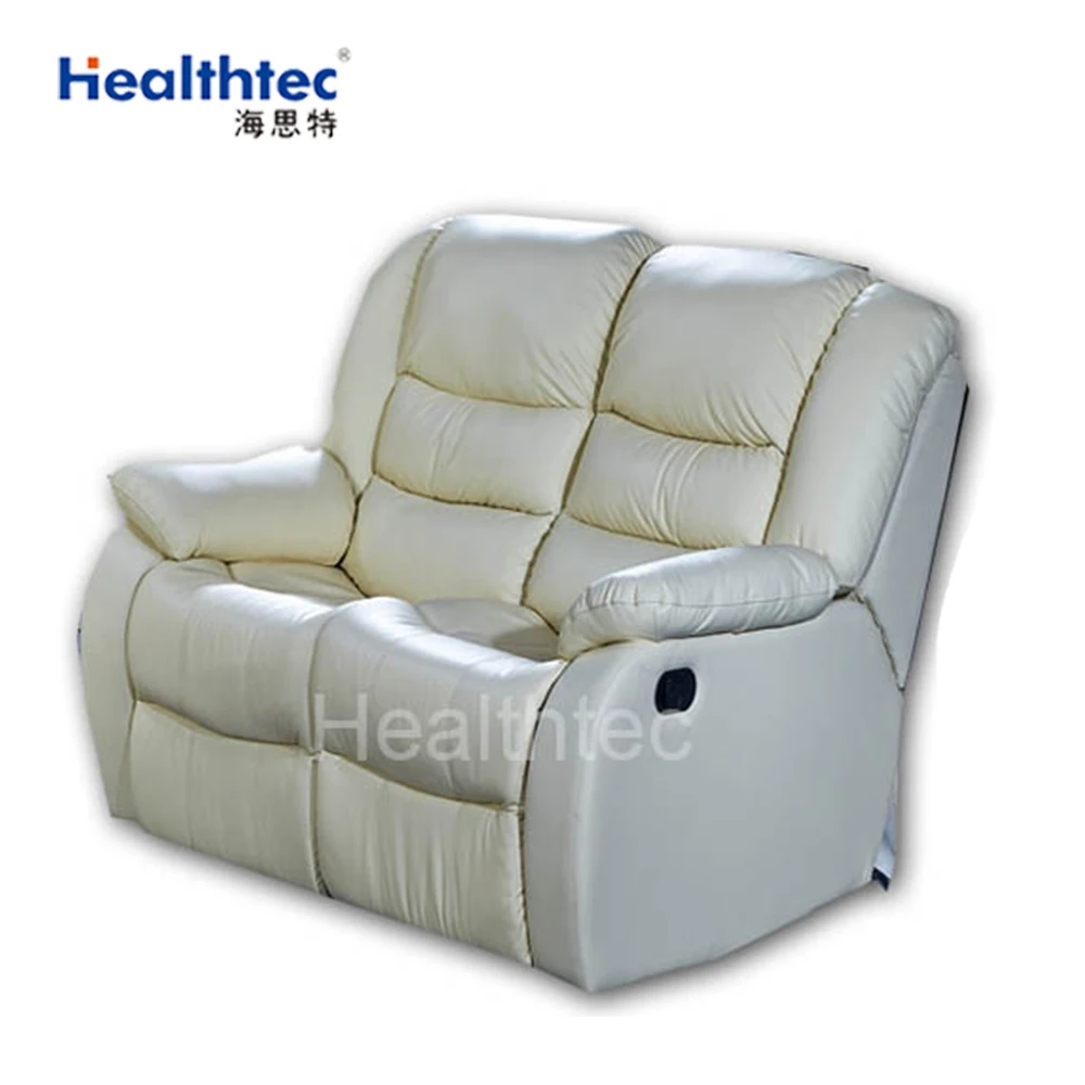 Lazy Boy Manual Leather Recliner Sofa Set Modern Living Room Sofa