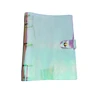 A5 Rainbow Holographic Clear Soft Transparent PVC Binder Planner Agenda Shells 3-Ring Loose Leaf Notebook Paper Refill Folder