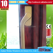 Вайка облицовка из дерева цвет алюминий двустворчатое окно