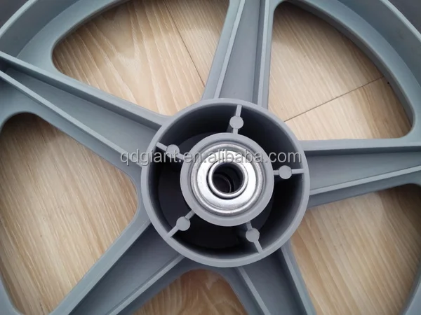 12"x1.75" Plastic Spoke Semi-Pneumatic Wheel