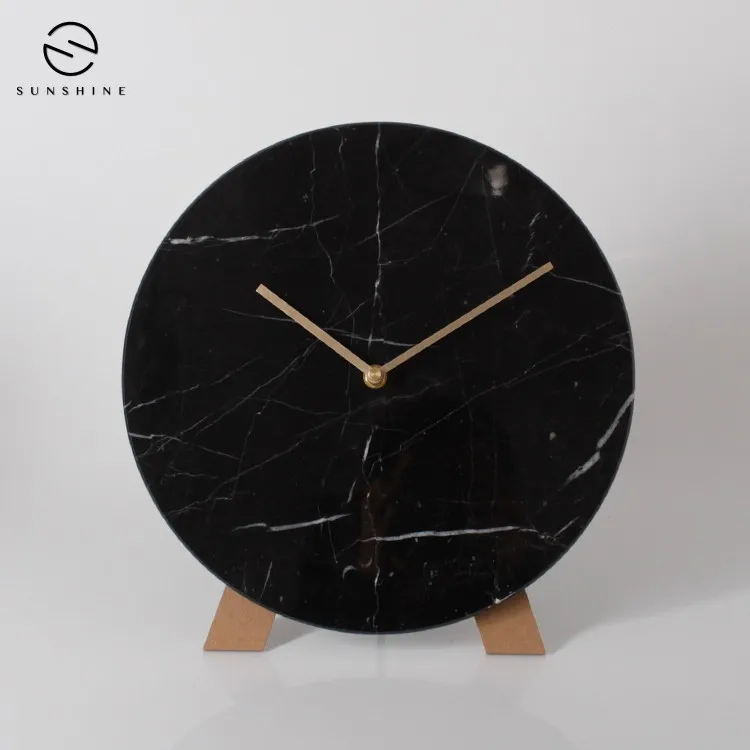 New Design Of Natural Marble Stone Wall Clock For Home Decor Buy New
