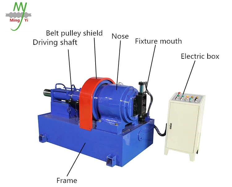 Mingyi decorative pipe hand railing pipe embossing machine