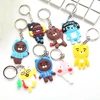 Promotion Gift customize cute bear 3D cartoon Key ring /Custom PVC 3D key chain for promotion gift key chain